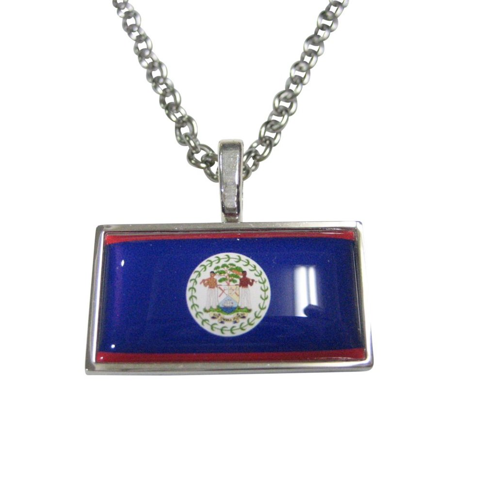 Belize Flag Necklace